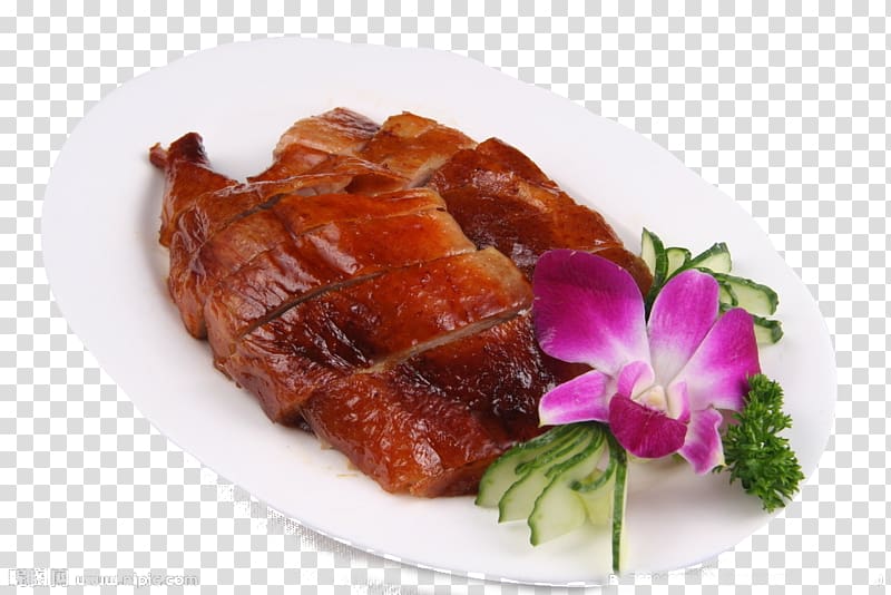 Peking duck Roast goose Sweet and sour Teriyaki, Sweet and sour duck transparent background PNG clipart