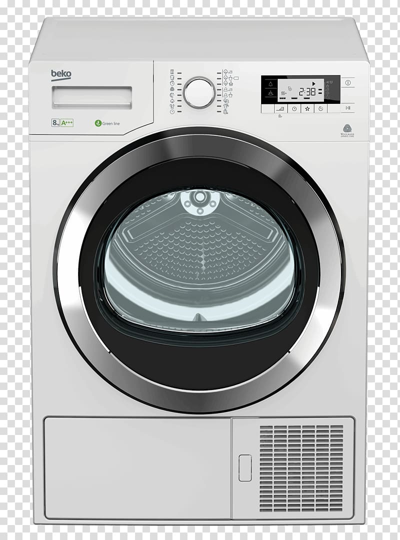 Beko Green line DPY 8506 GXB1 Clothes dryer Home appliance Heat pump, others transparent background PNG clipart