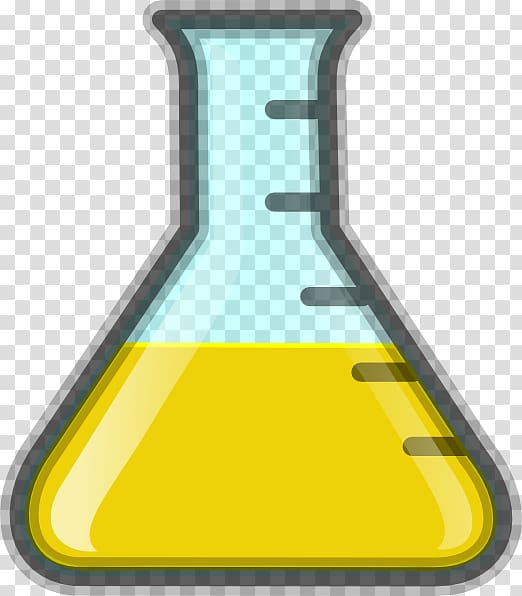 Erlenmeyer flask Laboratory Flasks Chemistry , science transparent background PNG clipart