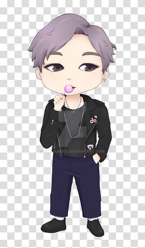 War of Hormone Fan art BTS Drawing, dope cartoon transparent background PNG clipart thumbnail