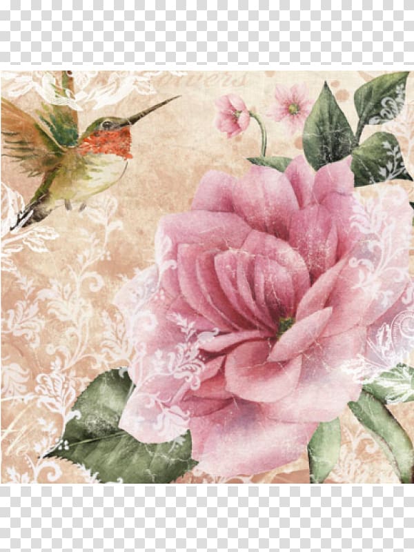 Cloth Napkins Paper Servilleta de papel Crazy Sommer Decoupage, beija flor transparent background PNG clipart