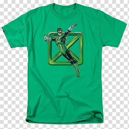 Green Lantern T-shirt Hal Jordan Superman, Sheldon Cooper transparent background PNG clipart