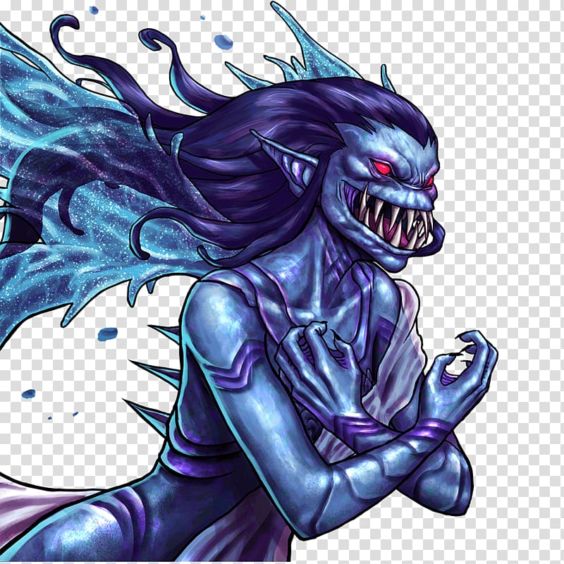 Gems of War Demon Mana Drained Blue Purple, Spoiler Alert transparent background PNG clipart