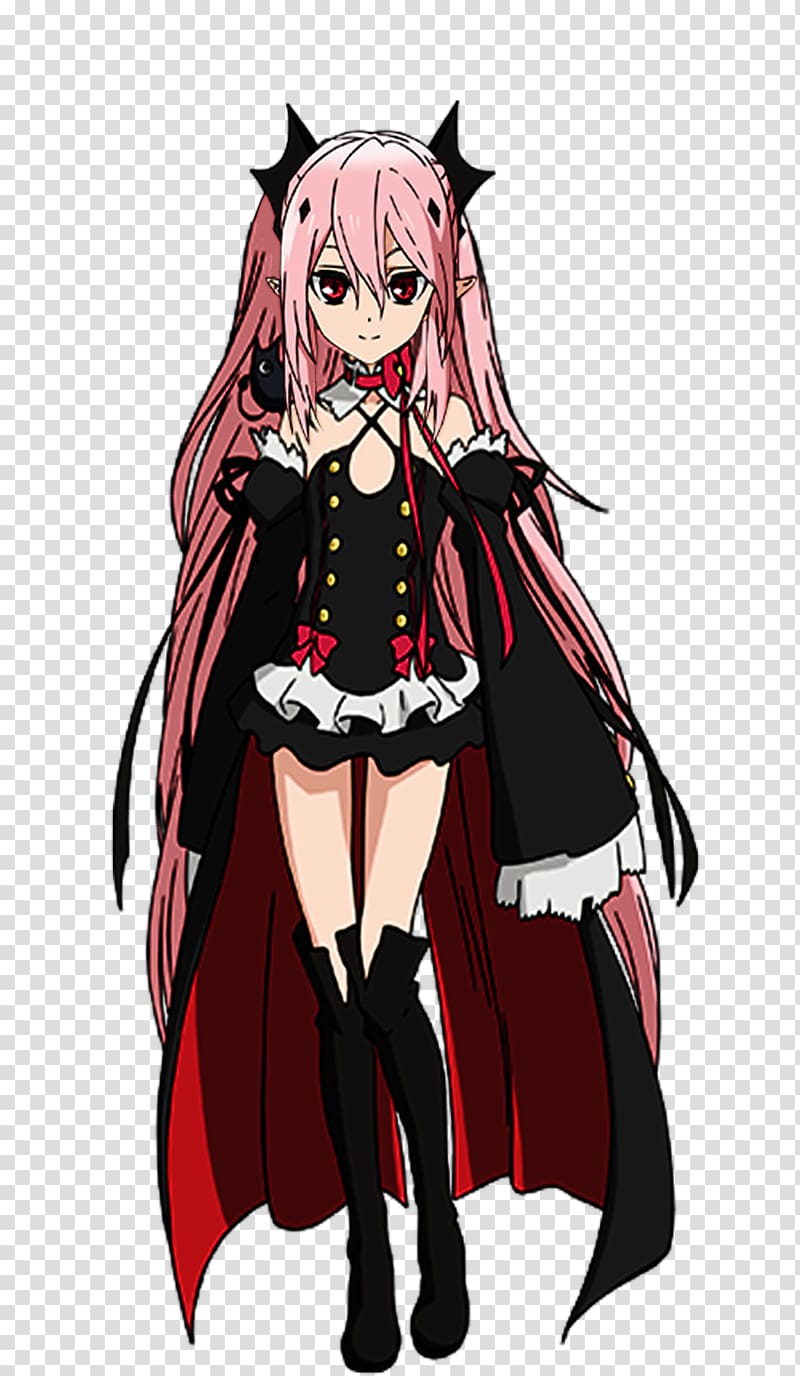 Seraph of the End Anime Cosplay Costume Vampire, Anime transparent background PNG clipart