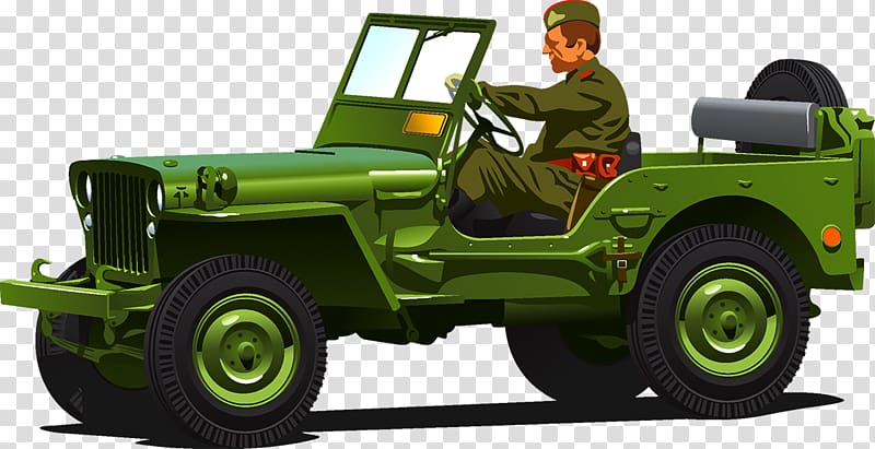 Jeep Car Army , Officers Cars transparent background PNG clipart
