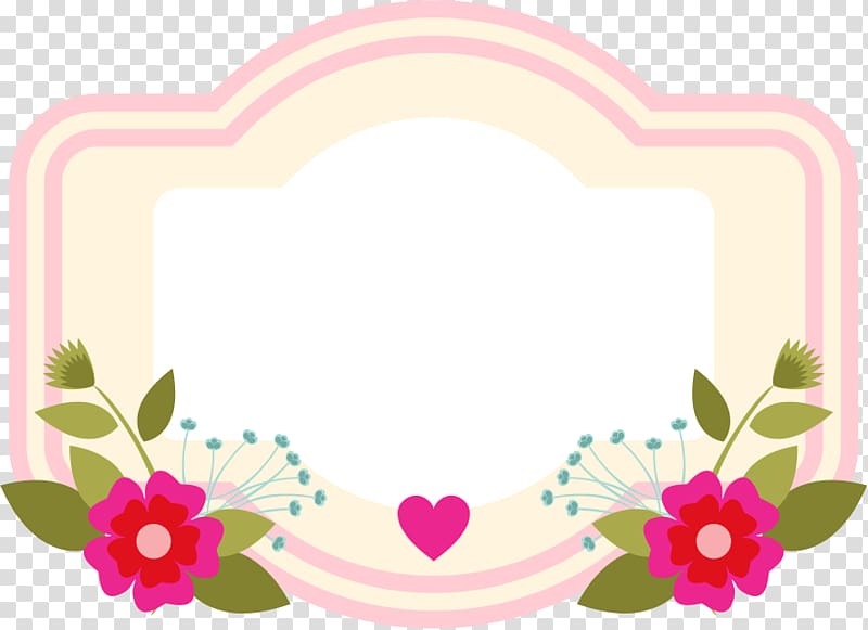 Flower Pin Text box, cupcake frame transparent background PNG clipart