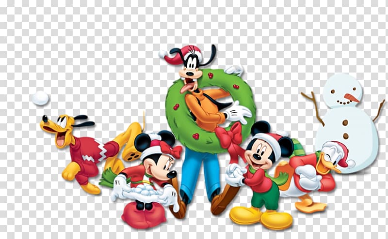 Mickey Mouse Minnie Mouse Goofy Pluto Christmas, mickey minnie transparent background PNG clipart