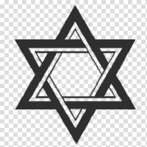 Star of David Judaism Jewish symbolism Jewish people, Judaism transparent background PNG clipart