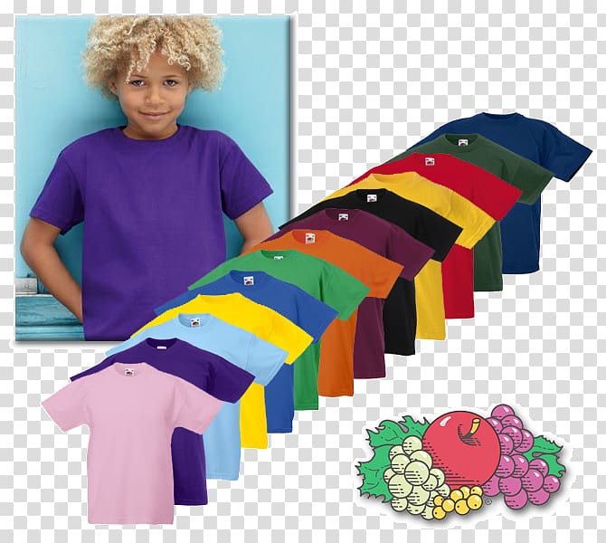 T-shirt Fruit of the Loom Top Sleeve Clothing, T-shirt transparent background PNG clipart