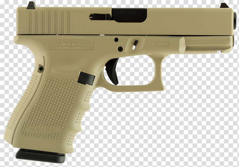 Trigger GLOCK 19 GLOCK 17 9×19mm Parabellum, Handgun transparent background PNG clipart