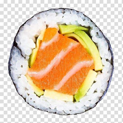 Sushi California roll Makizushi Philadelphia roll Japanese Cuisine, sushi transparent background PNG clipart