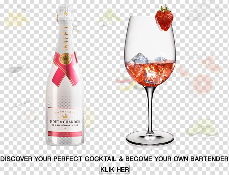 Champagne Wine glass Moët & Chandon Rosé, champagne transparent background PNG clipart