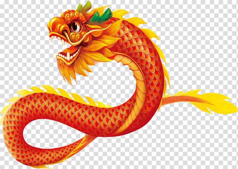 China Chinese dragon Lion dance Dragon dance, Dragon Boat Festival transparent background PNG clipart