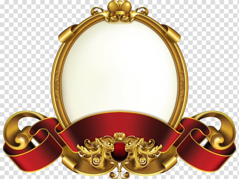 , gold frame transparent background PNG clipart