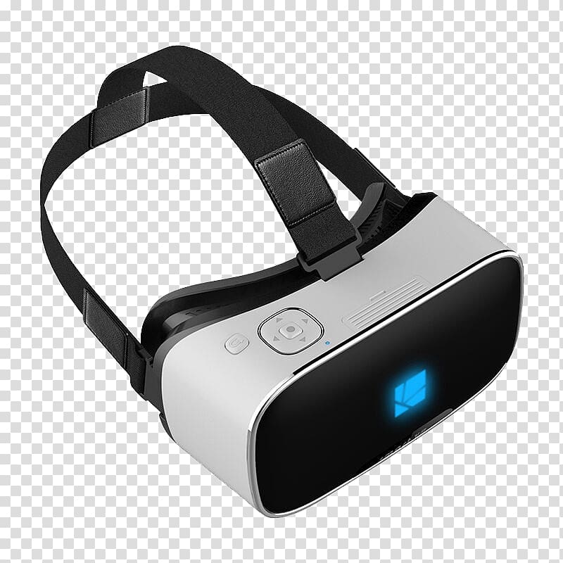 Virtual reality headset PlayStation VR 5.5 Immersion, Wearing vr box transparent background PNG clipart