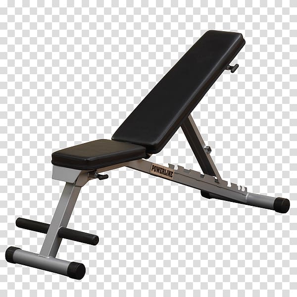 Body Solid Powerline PFID125X Folding Adjustable Bench Folding Bench Body-Solid, Inc. Cap Barbell Deluxe Utility Bench, weight bench transparent background PNG clipart
