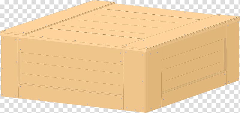 Crate Wooden box , Orange cartoon wooden box transparent background PNG clipart