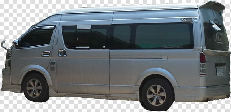 Toyota HiAce Kanchanaburi Chiang Mai Car Minibus, car transparent background PNG clipart