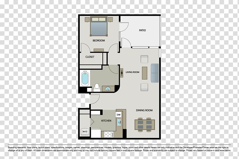 The Dylan Apartment Floor plan Renting Los Angeles, apartment transparent background PNG clipart