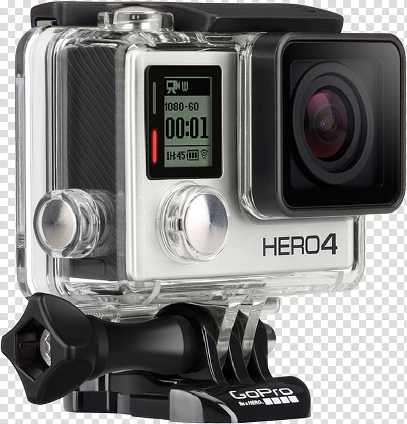 GoPro Action camera 4K resolution 1080p, GoPro camera transparent background PNG clipart