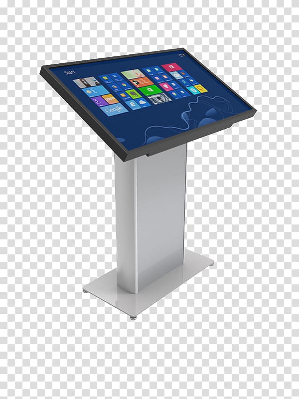 Table Interactive Kiosks Advertising Touchscreen, touch screen transparent background PNG clipart