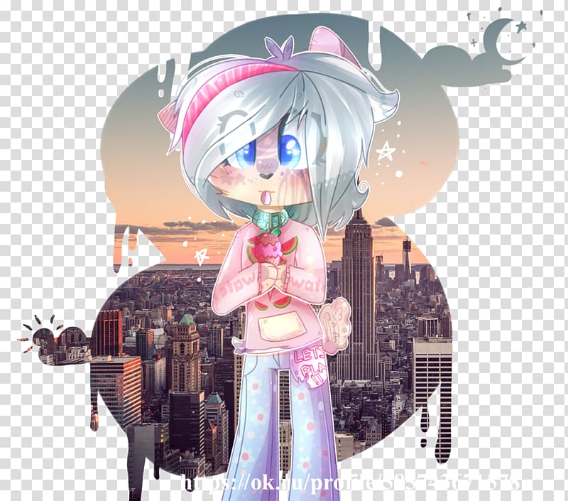 Mangaka Anime New York City Character, ice creem transparent background PNG clipart