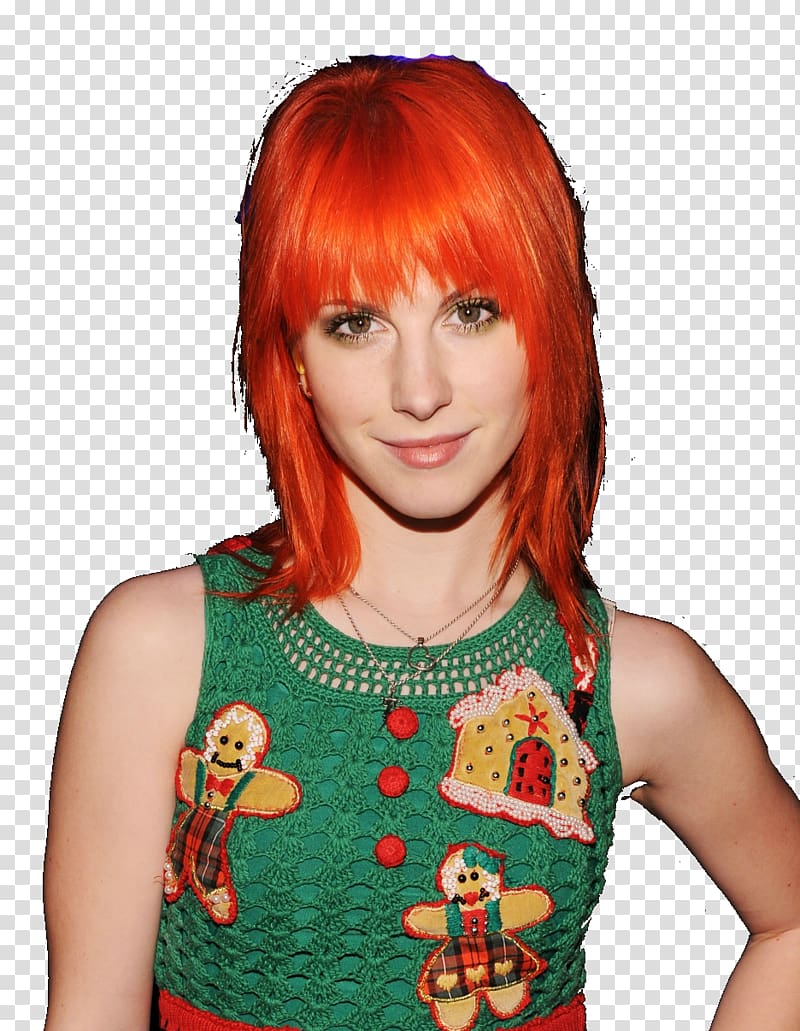 Hayley Williams Hairstyle Paramore Human hair color, hayley williams transparent background PNG clipart