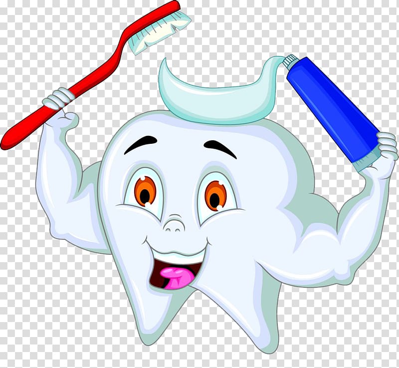 Toothbrush Toothpaste Tooth brushing, Brushing teeth cartoon transparent background PNG clipart