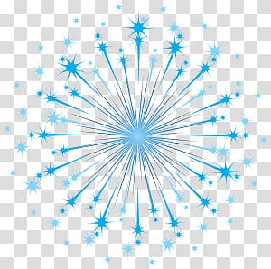 blue fireworks illustration, Blue Fireworks transparent background PNG clipart