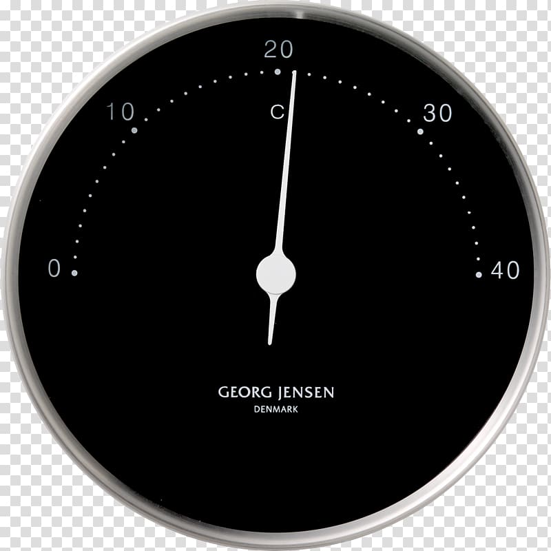 Thermometer Georg Jensen A/S Hygrometer Barometer Weather station, barometer transparent background PNG clipart