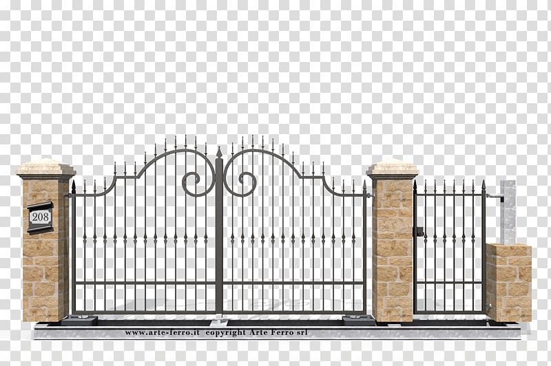 Gate Wrought iron Fence Window, gate transparent background PNG clipart