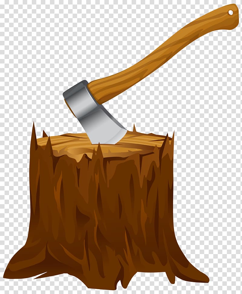 Tree stump Axe , Axe transparent background PNG clipart