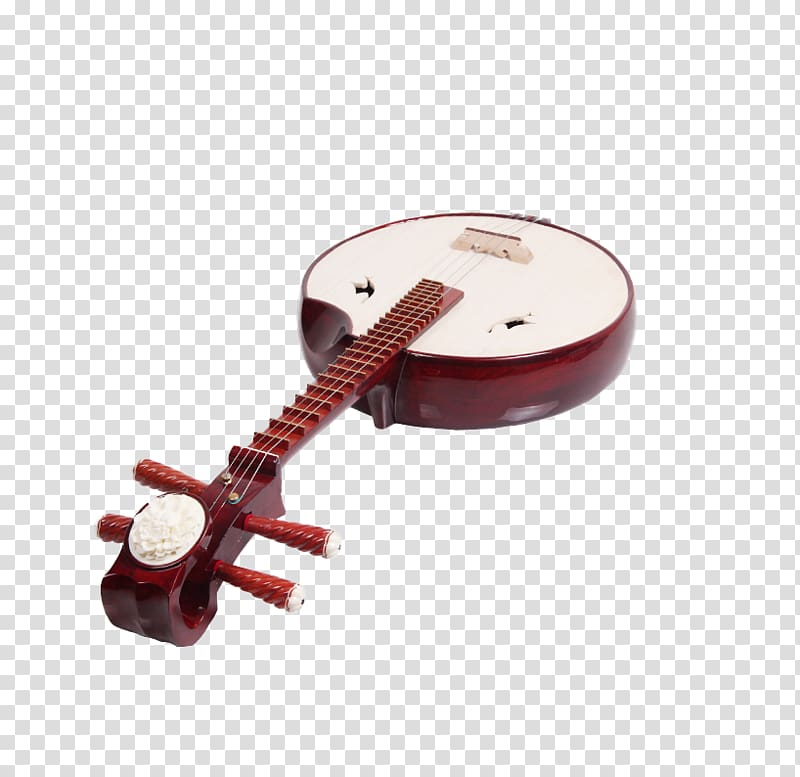 Plucked string instrument Zhongruan Musical Instruments, Traditional Musical Instruments small Nguyen transparent background PNG clipart
