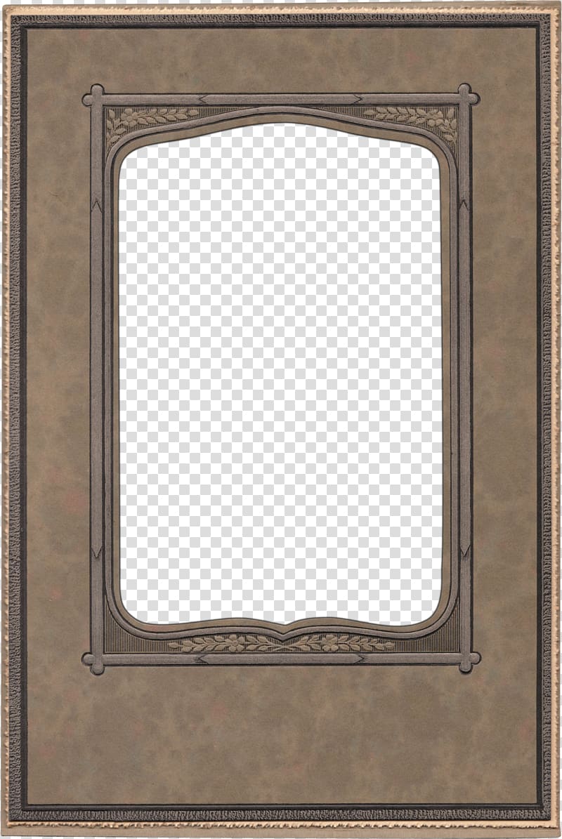 gray frame illustration, frame Square, Inc. Pattern, Wood frame transparent background PNG clipart