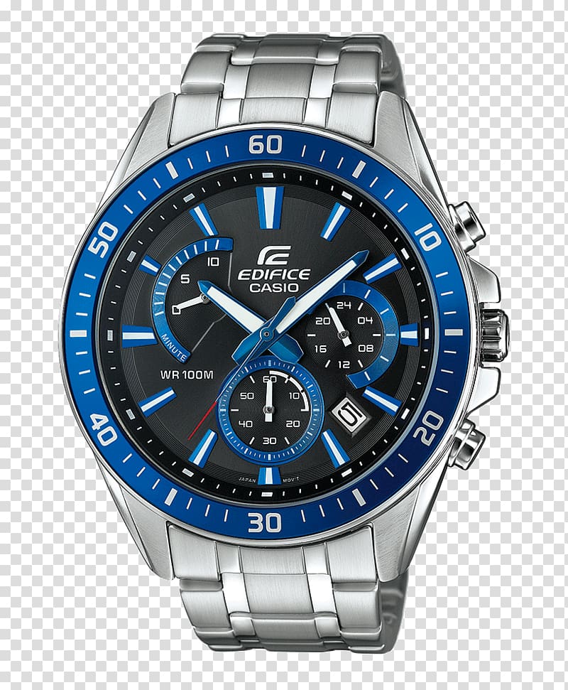 Casio Edifice Watch G-Shock Chronograph, edifice transparent background PNG clipart