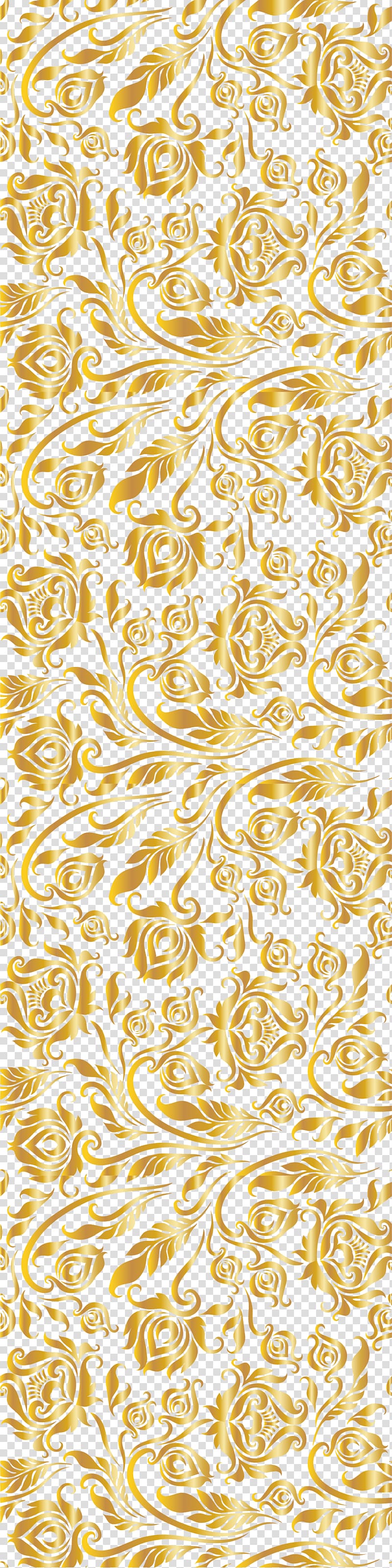 Guimarães Paper Flower Pattern, Luxury Golden Flower, gold-colored floral pattern transparent background PNG clipart