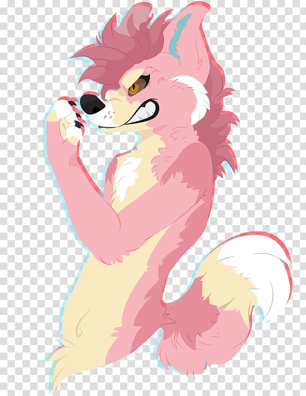 Fox Dog Canidae , fierce expression transparent background PNG clipart