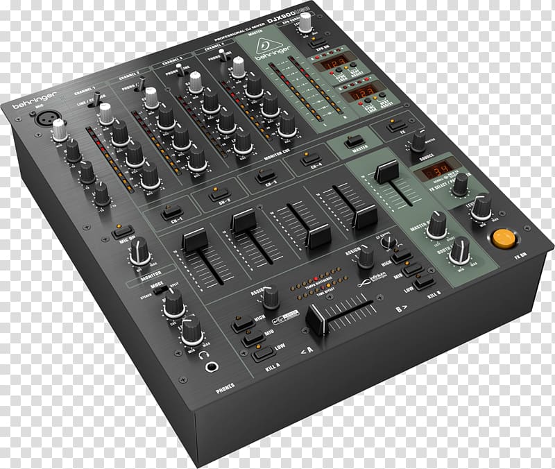Audio Mixers DJ mixer Fade Disc jockey Behringer, Mixer transparent background PNG clipart