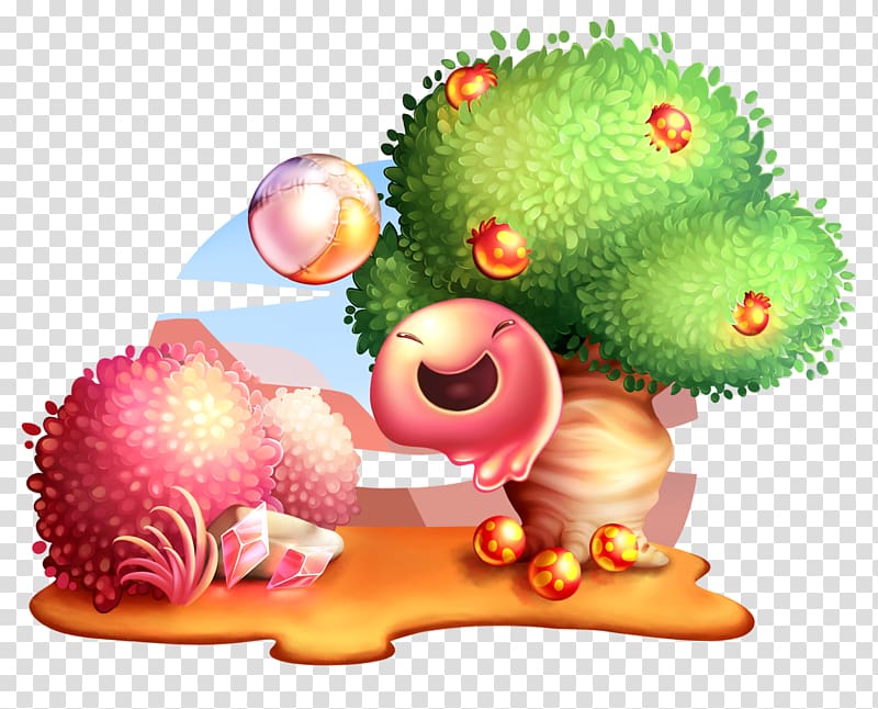 Graphics Illustration Desktop Computer Fruit, slime rancher poster transparent background PNG clipart