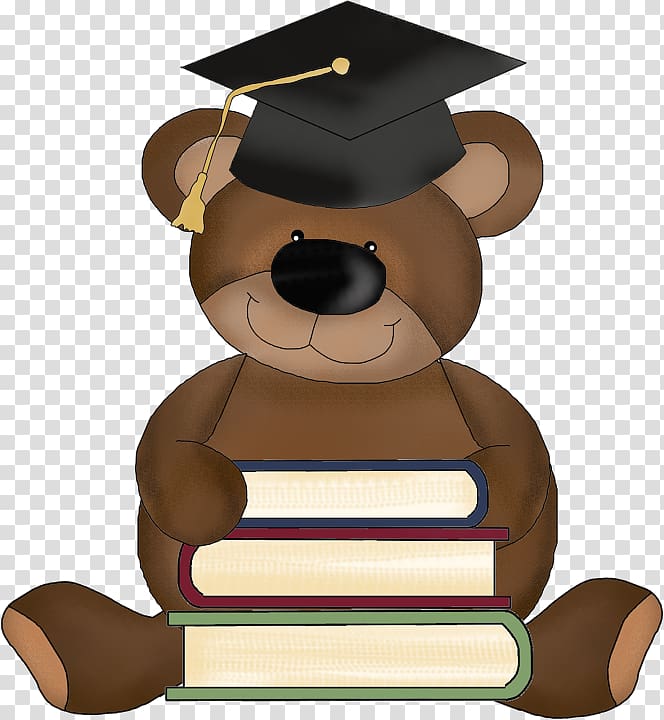 Teddy bear Graduation ceremony , teddy bears picnic transparent background PNG clipart