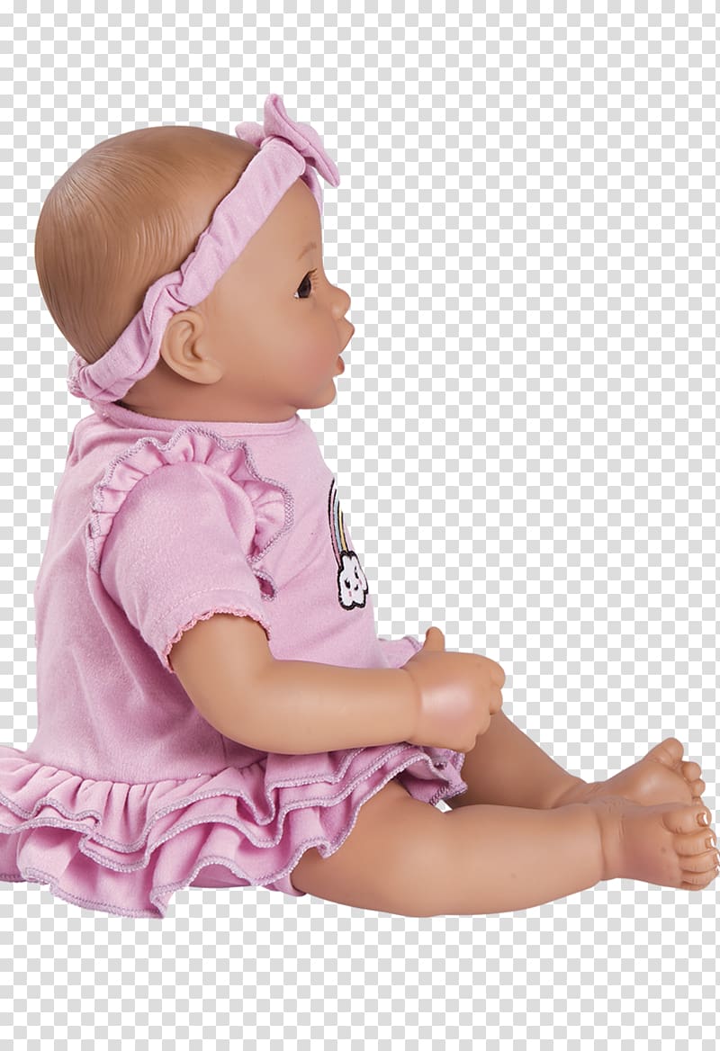 Infant Doll Adora Babytime Toddler Lavender, doll transparent background PNG clipart