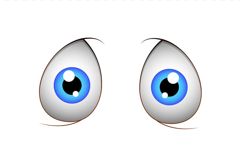 Eye Cartoon, eyes transparent background PNG clipart