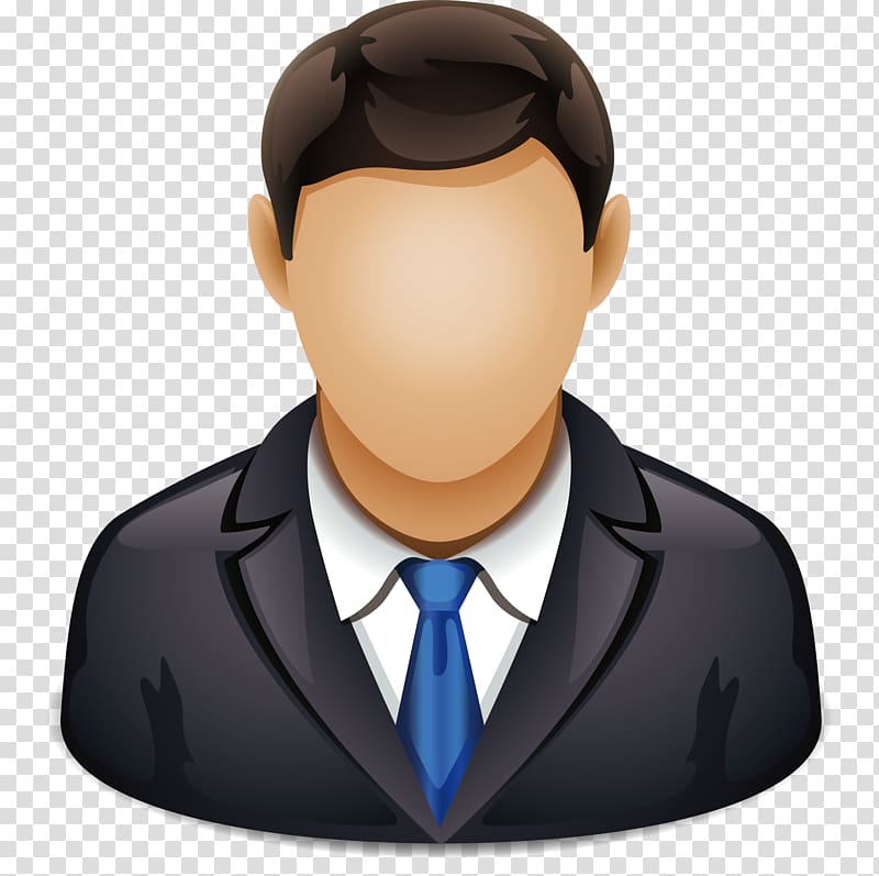 corporate man clipart icons