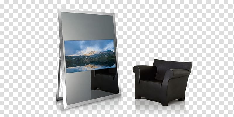 Miroir d\'eau Mirror TV Television Reflet, miroir transparent background PNG clipart