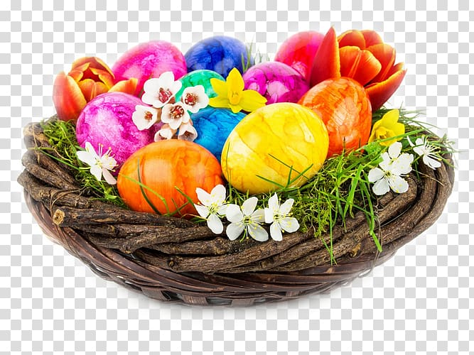 Easter basket Easter egg Das Osternest, easter transparent background PNG clipart