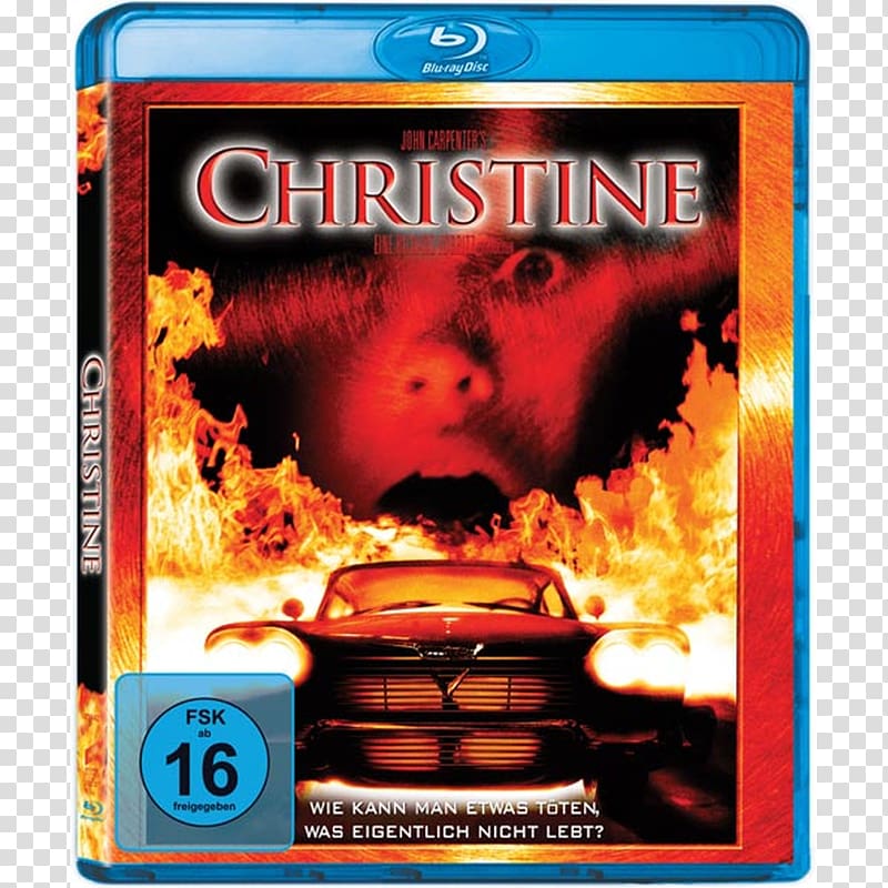Blu-ray disc Christine Columbia DVD Digital copy, horro transparent background PNG clipart