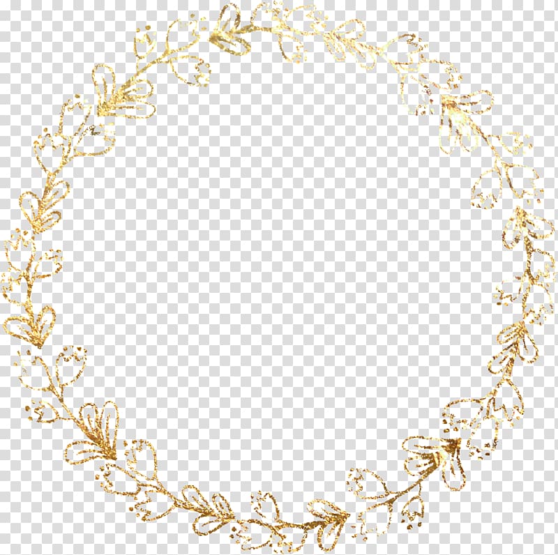 round yellow flower frame illustration, Gold Chemical element Olive branch, Gold olive branch transparent background PNG clipart
