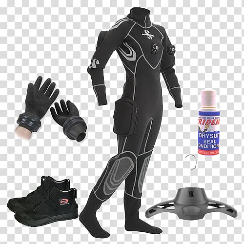 Dry suit Underwater diving Scubapro Diving suit Scuba set, Dry Suit transparent background PNG clipart