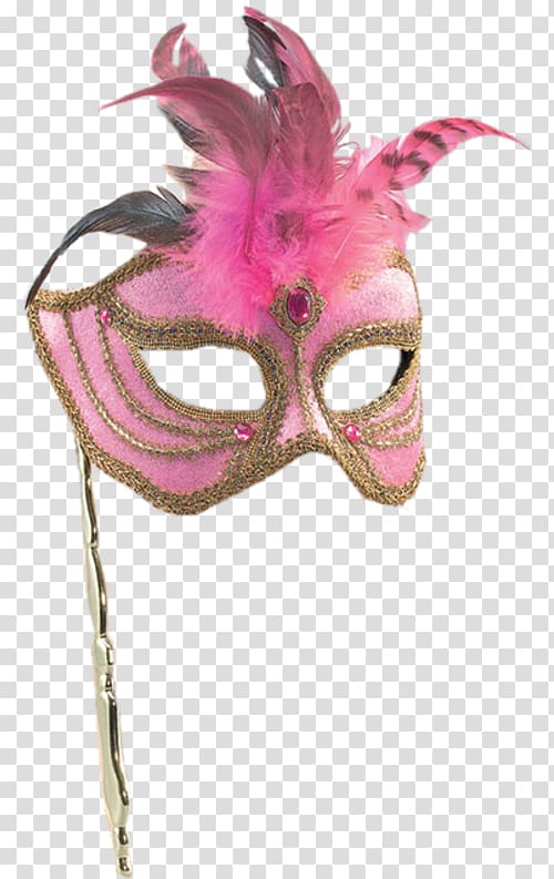 Black Mask Masquerade ball Pink, mask transparent background PNG clipart