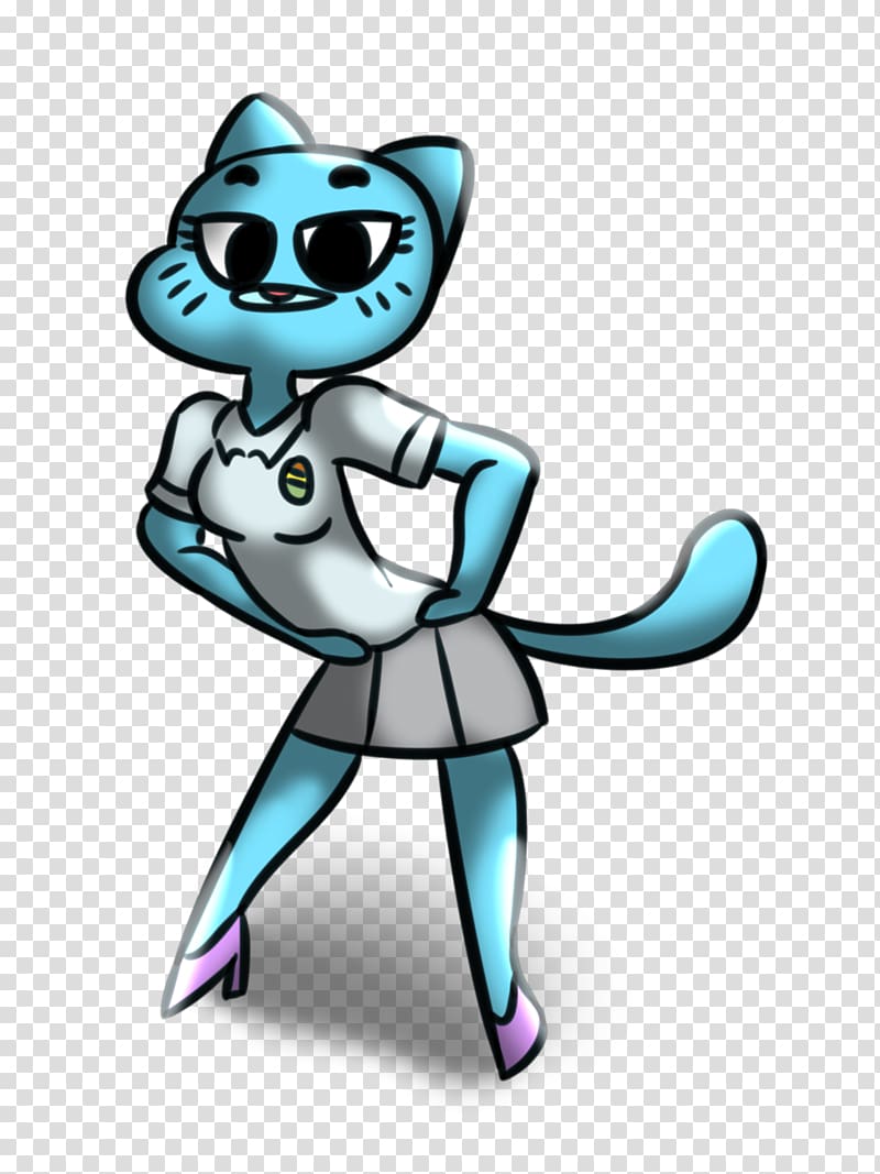 Free: Gumball Watterson, Nicole Watterson, Richard Watterson, Cartoon, Line  Art PNG 